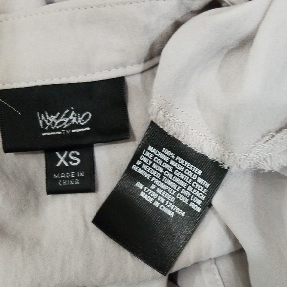 Mossimo tv xs women's gray blouse - Picture 8 of 8